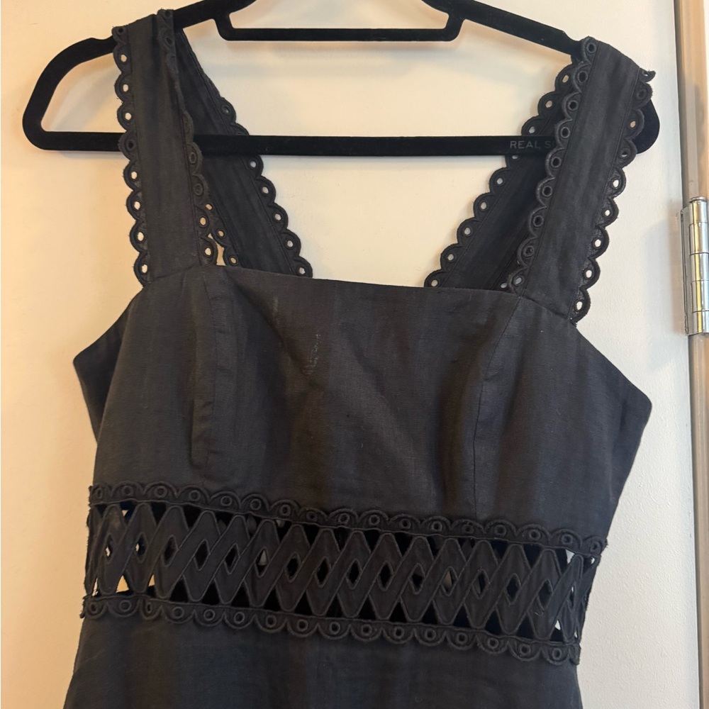 Zimmermann Black Maxi Dress with Cutout Bodice - Picture 4 of 6